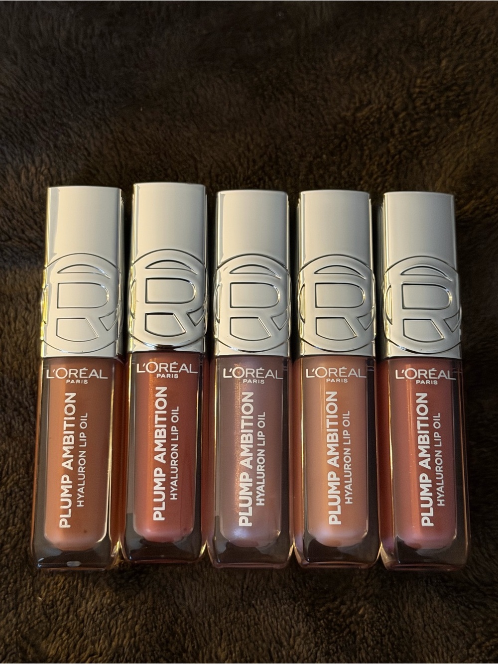 L’Oréal Plump Ambition Hyaluron Lip Oil - SEALED 5 PACK